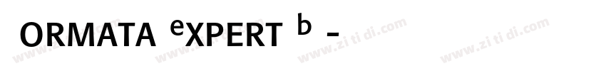 Formata Expert BQ字体转换